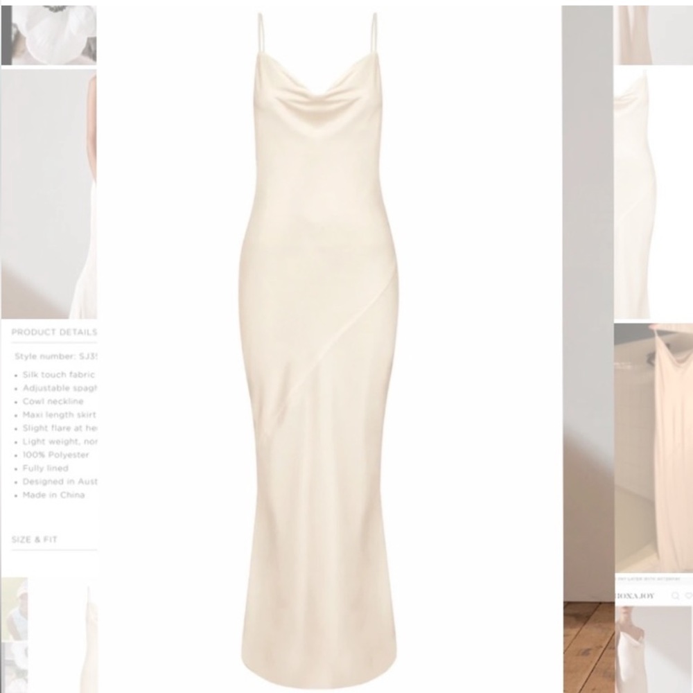 Shona Joy Cream Gown